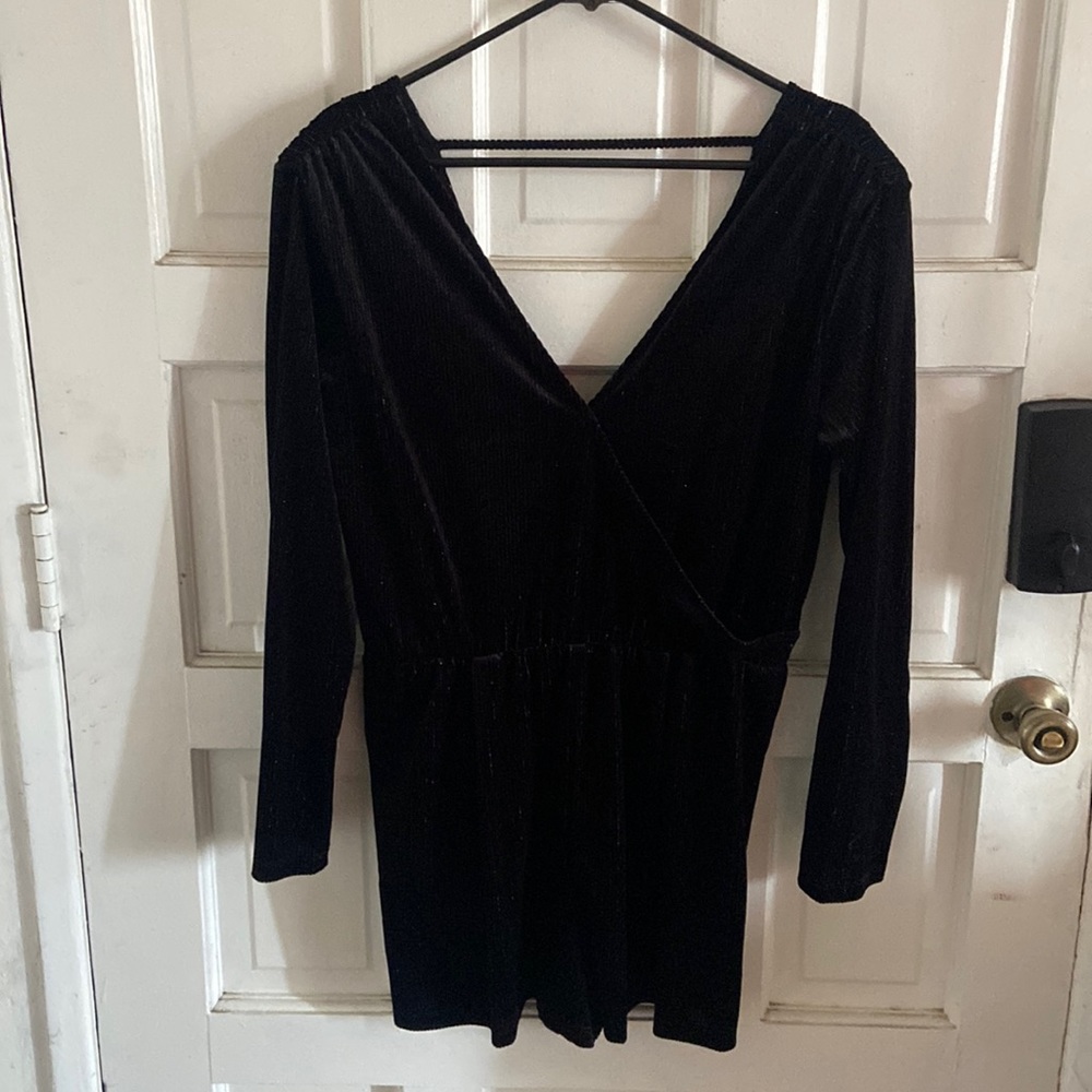 Wild fable large velour jumpsuit